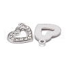 Valentine Day Ideas Alloy Rhinestone Pendants X-RSB210-2-2