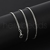 Brass Curb Chains Necklaces for Women NJEW-D302-31P-1