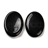 Natural Obsidian Oval Worry Stone G-R487-01H-2