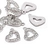 Valentine Day Ideas Alloy Rhinestone Pendants X-RSB210-2-1