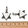 Natural White Shell Pendants SHEL-G019-01AS-3