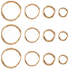SUNNYCLUE 800Pcs 4 Styles 304 Stainless Steel Jump Rings STAS-SC0009-36-1