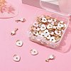 80Pcs 4 Style Alloy Enamel Charms ENAM-LS0001-11LG-6
