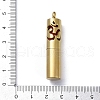 Ion Plating(IP) Openable 304 Stainless Steel Perfume Bottle Pendants STAS-D097-11G-3