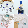 Beebeecraft 100Pcs 2 Colors 316 Surgical Stainless Steel Wine Glass Charms Rings STAS-BBC0005-95A-7