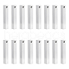 BENECREAT 16Pcs Aluminum Pendants FIND-BC0013-51-1