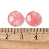 Cherry Quartz Glass Cabochons G-Z075-01-3