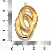 304 Stainless Steel Pendants STAS-M116-04G-3