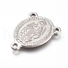 Tarnish Resistant 201 Stainless Steel Chandelier Component Links STAS-Z019-28P-3