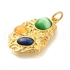 Brass Pendants KK-U040-01G-01-2