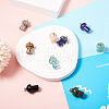 Yilisi 12Pcs 12 Style Natural Gemstone Pendants G-YS0001-20-6