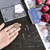 SUNNYCLUE 36Pcs 3 Styles Transparent Glass Bottle Pendants GLAA-SC0002-37-3