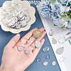   DIY Blank Teardrop Pendant Making Kit DIY-PH0020-87-3