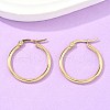Ion Plating(IP) 304 Stainless Steel Hoop Earrings X-EJEW-N0016-11G-C-2