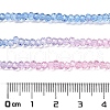 Transparent Painted Glass Beads Strands DGLA-A034-T2mm-A08-3