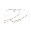 316 Stainless Steel Ear Cuff Findings STAS-H148-01P-3