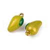 304 Stainless Steel Enamel Pendants STAS-Z140-05G-03-2