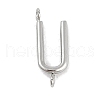 304 Stainless Steel Letter Connector Charms STAS-M108-01P-21-1
