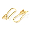 Rack Plating Brass Ear Hooks KK-M269-23G-2