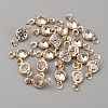 Alloy Clear Cubic Zirconia Connector Charms FIND-WH0128-11C-KCG-2