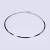 304 Stainless Steel Choker Necklaces X-NJEW-O094-09-1