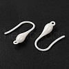 Hypoallergenic Bioceramics Zirconia Ceramic Ear Hooks EJEW-F340-11-2
