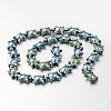 Electroplate Non-magnetic Synthetic Hematite Bead Strands G-F300-52A-07-2