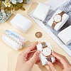 PU Imitation Leather Watch Display Pillows BDIS-WH0003-29B-3