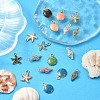30Pcs 15 Styles Alloy Enamel Pendants ENAM-YW0003-88-8