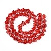 Luminous Handmade Gold Foil Glass Beads Strands FOIL-N029-01D-3
