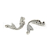 Tibetan Style Alloy Mermaid Pendants TIBEP-36349-AS-RS-3