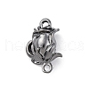 Rack Plating Alloy Connector Charms PALLOY-V002-06B-01-1