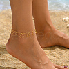 Vintage Brass & Iron Hollow Tassel Anklets for Women SY0951-2-1