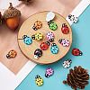 Transparent Flat Back Resin Cabochons CRES-TA0001-05-6