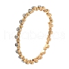 Brass Micro Pave Cubic Zirconia Cuff Bangles for Women BJEW-F482-13G-4