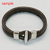 Tarnish Resistant Smooth 201 Stainless Steel T Bar Hook Clasps STAS-R065-70-3