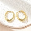 Brass Huggie Hoop Earrings EJEW-C502-11G-3