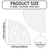 Acrylic Tie Dye Stencils Reusable Art Painting Template DIY-WH0429-002-2