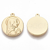 304 Stainless Steel Pendants STAS-N093-03G-NF-1