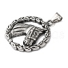 304 Stainless Steel Pendants STAS-Z067-01P-2