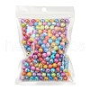 AB Color Wave Printed Acrylic Beads SACR-YW0001-48-7