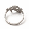 304 Stainless Steel Eye of Horus Finger Ring for Women RJEW-K239-10P-2