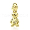 Brass Pendants KK-V007-38G-1