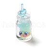 Luminous Transparent Resin Pendants RESI-K019-08-2