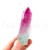 Point Tower Natural Fluorite Healing Stone Wands PW-WG85026-01-2