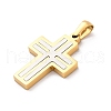 304 Stainless Steel Pendants STAS-L286-12GP-2