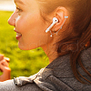 Silicone & Brass Earphone Chains HJEW-OC00027-6