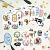 12 Sheets 12 Style PVC Stickers DIY-WH0570-002-3