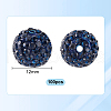   100Pcs Polymer Clay Rhinestone Beads RB-PH0001-40-2