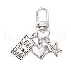 Tibetan Style Alloy Pendant Decorations KEYC-JKC00926-4